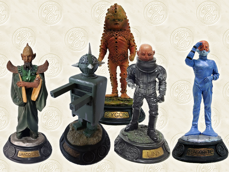 Classic Doctor Who Statues